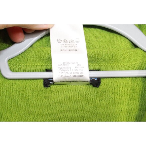 Patagonia Water Girl  Merino Wool Full Zip Hoodie Sweatshirt Size M - Picture 6 of 9